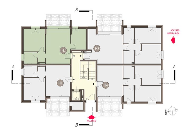 Bilocale a Piano terra in Bregnano Bregnano