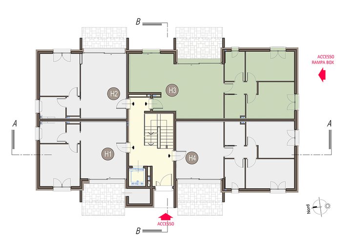 Trilocale a Piano Terra in Bregnano Bregnano