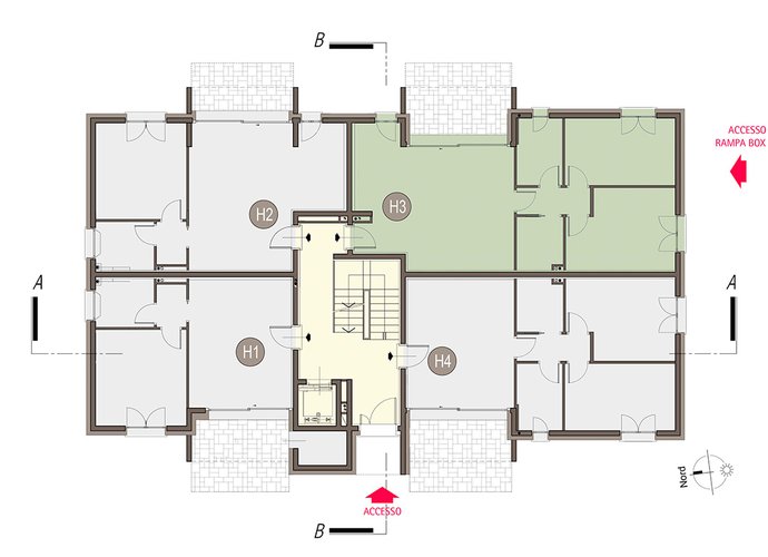 Trilocale a Piano Terra in Bregnano Bregnano