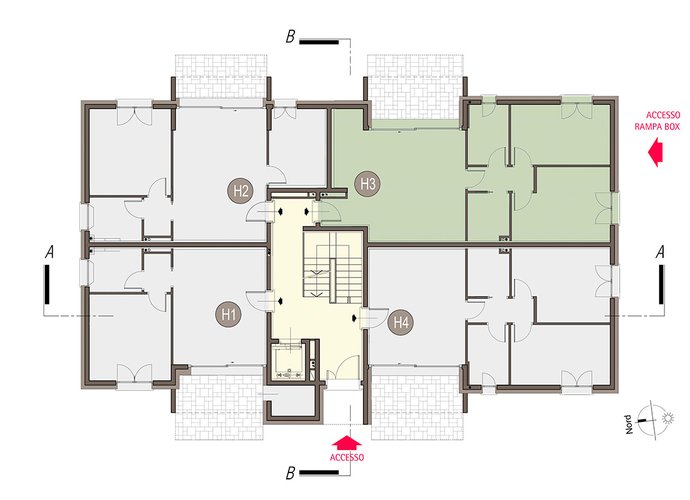 Trilocale Piano terra in Bregnano Bregnano