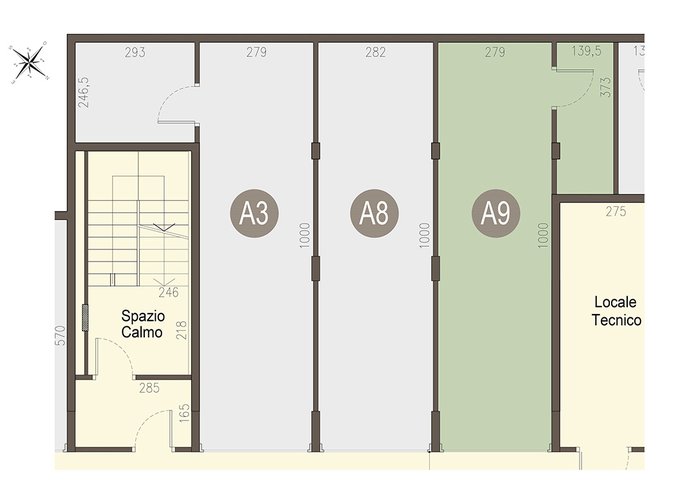 Trilocale a Piano Primo con cantina e box doppio a piano interrato Guanzate