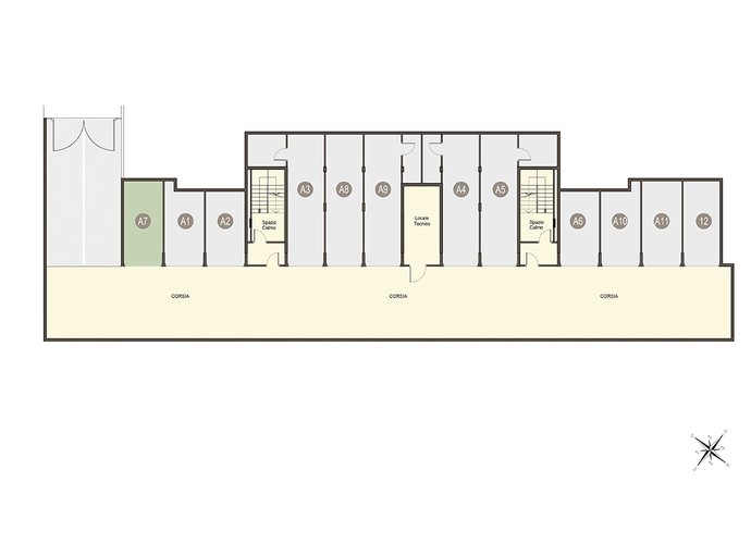 Trilocale a Piano Primo con box a piano interrato Guanzate