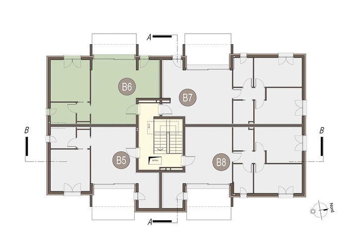 Bilocale a Piano Primo in Beregazzo con Figliaro Beregazzo con Figliaro