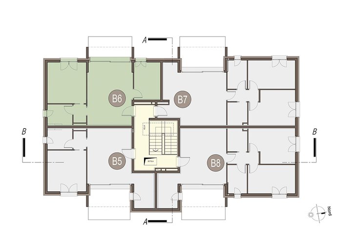 Trilocale a Piano Primo in Beregazzo con Figliaro Beregazzo con Figliaro