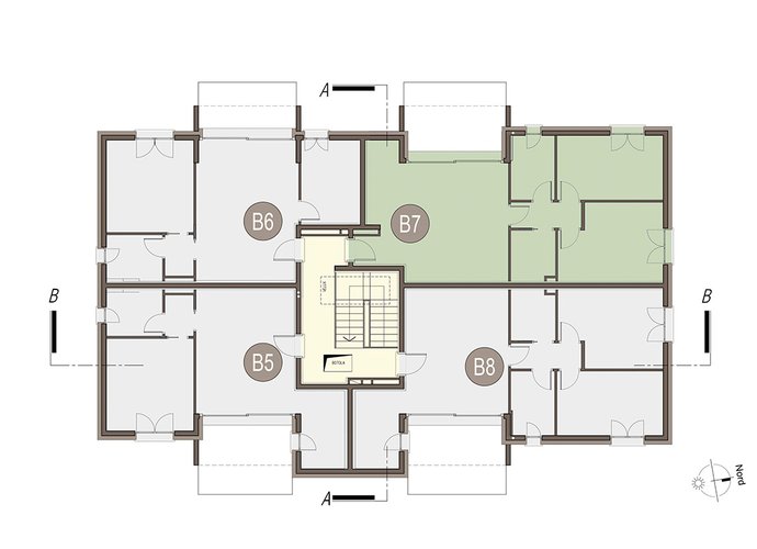 Trilocale a Piano Primo in Beregazzo con Figliaro Beregazzo con Figliaro