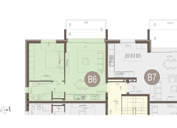 Bilocale Piano Primo in Beregazzo con Figliaro Como