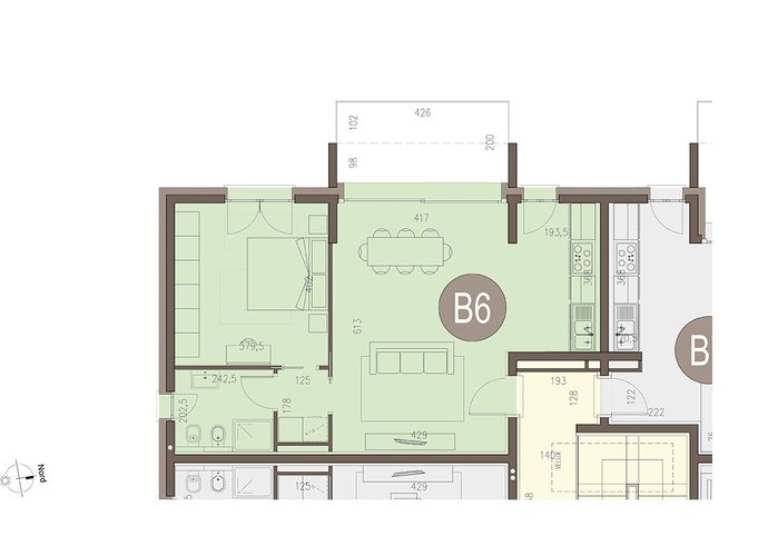 Bilocale a Piano Primo in Beregazzo con Figliaro Beregazzo con Figliaro