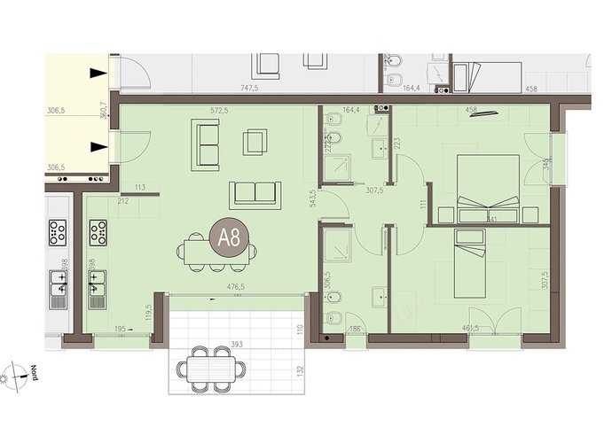 Trilocale a Piano Primo in Rovellasca Rovellasca