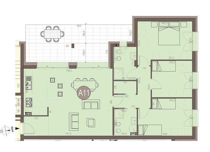 Quadrilocale a Piano Secondo in Rovellasca Rovellasca