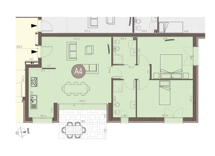 Trilocale a Piano Terra in Rovellasca Rovellasca