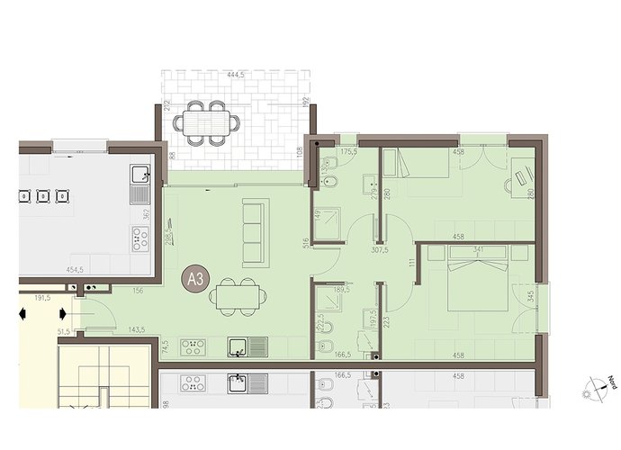 Trilocale a Piano Terra in Colverde Colverde