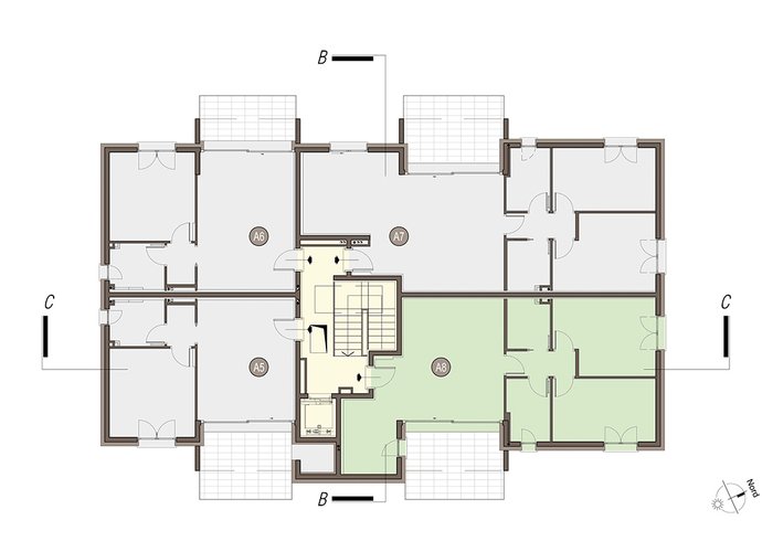 Trilocale a Piano Primo in Colverde Colverde