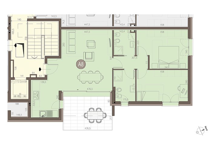 Trilocale a Piano Primo in Colverde Colverde