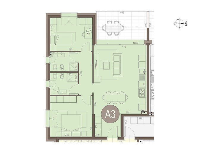 Trilocale a Piano Primo in Olgiate Comasco Olgiate Comasco