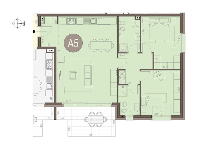 Trilocale a Piano Primo in Olgiate Comasco Olgiate Comasco