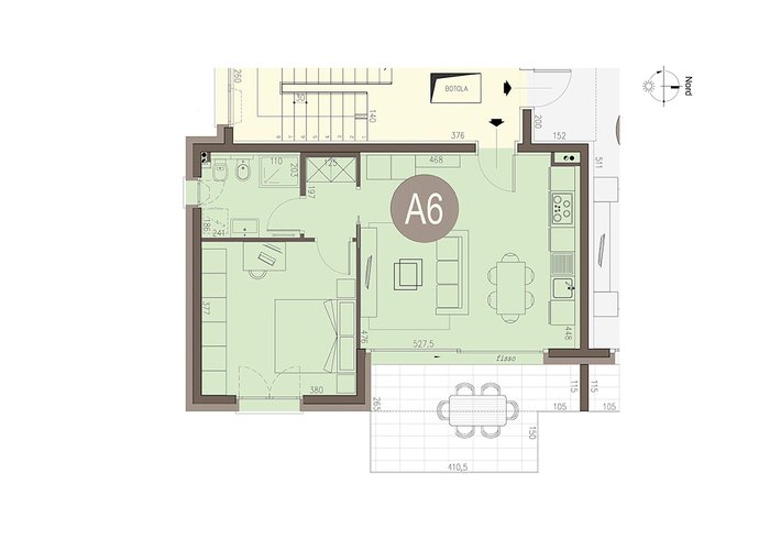 Bilocale a Piano Primo in Olgiate Comasco Olgiate Comasco