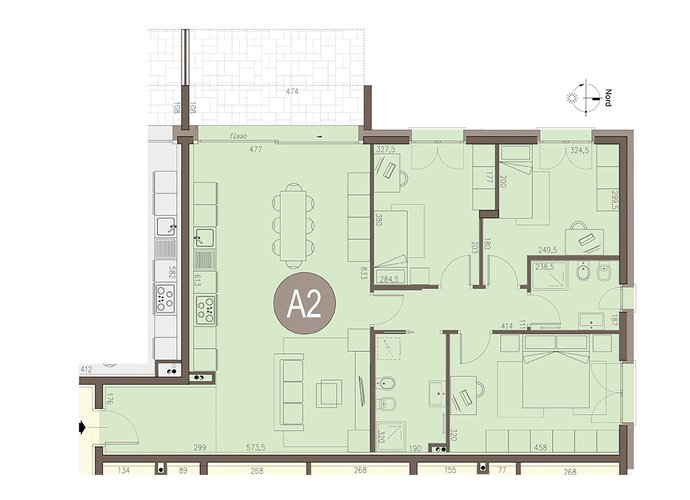 Quadrilocale a Piano Terra in Olgiate Comasco Olgiate Comasco