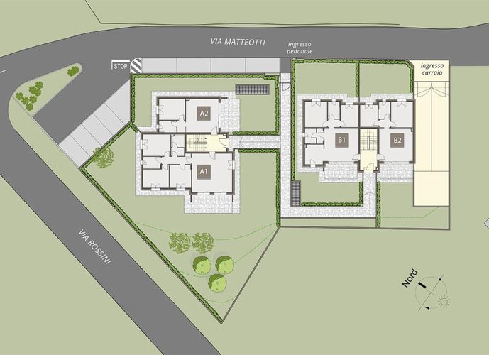 GUANZATE: QUADRILOCALE NUOVA COSTRUZIONE CON TERRAZZO Guanzate