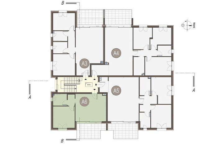 Bilocale con terrazzo, box e posto auto Olgiate Comasco Olgiate Comasco