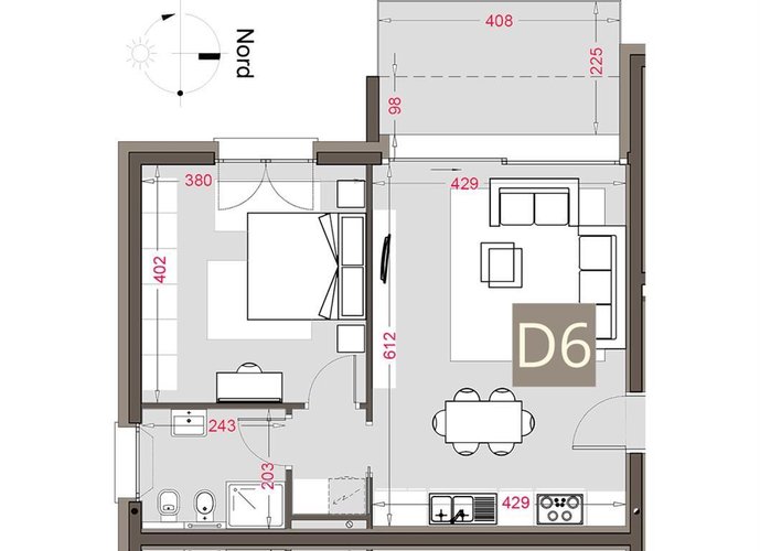ROVELLASCA (Como) – Nuovo bilocale Rovellasca