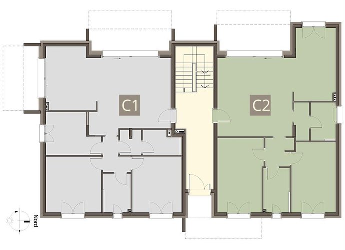 ROVELLASCA (CO) – Trilocale con Giardino in Nuovo Complesso Residenziale Rovellasca