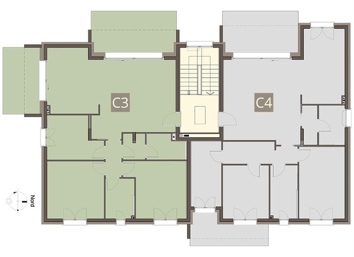 ROVELLASCA (CO) – Quadrilocale con balcone in nuovo complesso residenziale Rovellasca