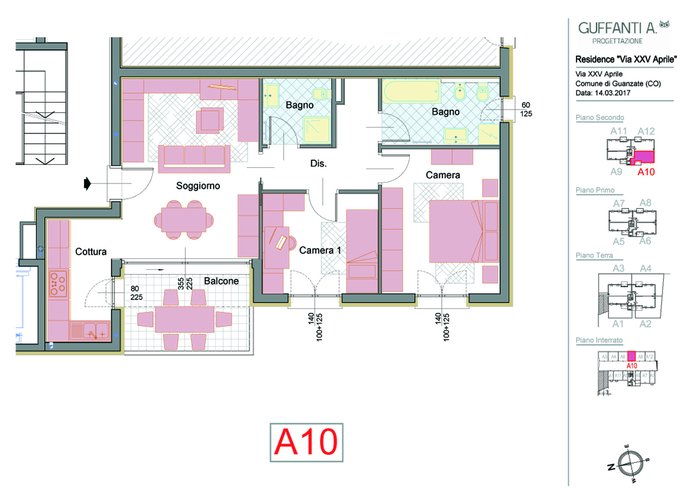 Trilocale Piano Secondo in Guanzate Guanzate