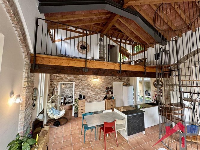 Brivio panoramico appartamento vista fiume Brivio