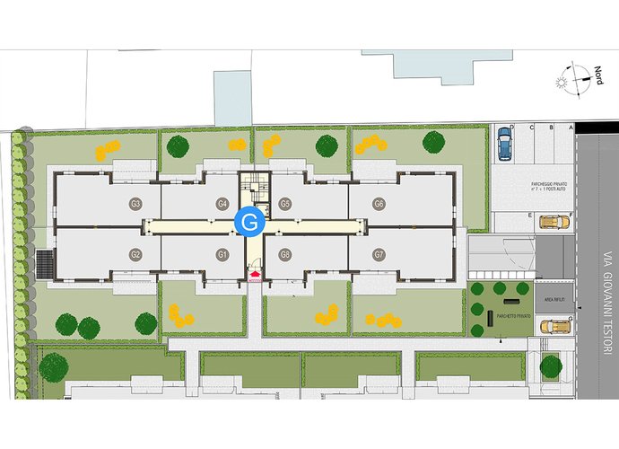 Trilocale a Piano Terra in Lomazzo Lomazzo