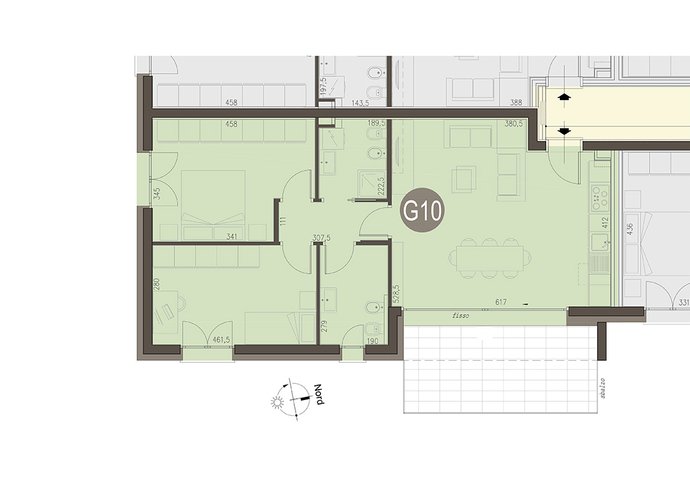 Trilocale Piano Primo in Lomazzo Lomazzo