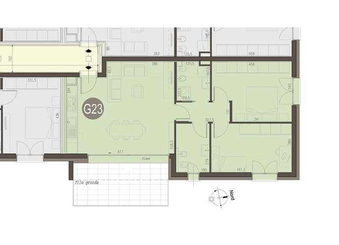 Trilocale Piano Terra in Lomazzo Lomazzo