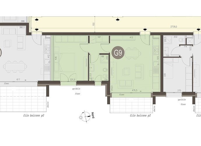 Bilocale Piano Primo in Lomazzo Lomazzo