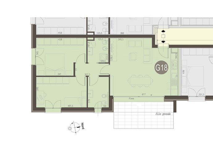 Trilocale Piano Secondo in Lomazzo Lomazzo