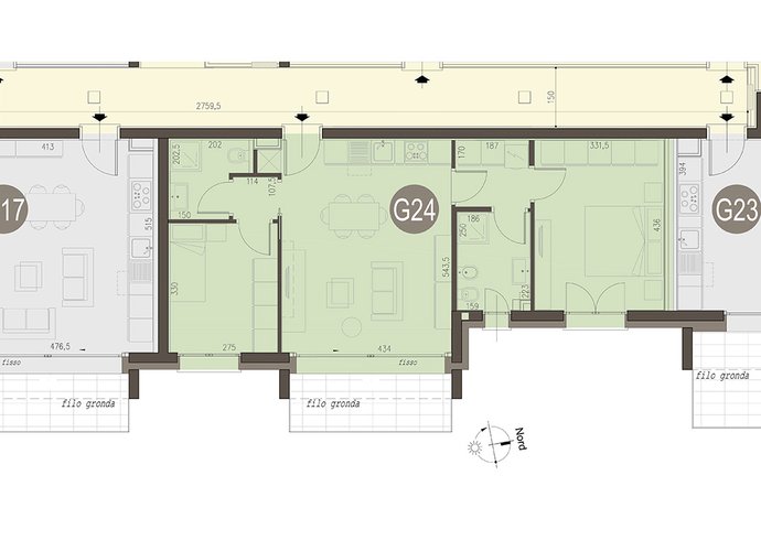 Trilocale Piano Secondo in Lomazzo Lomazzo