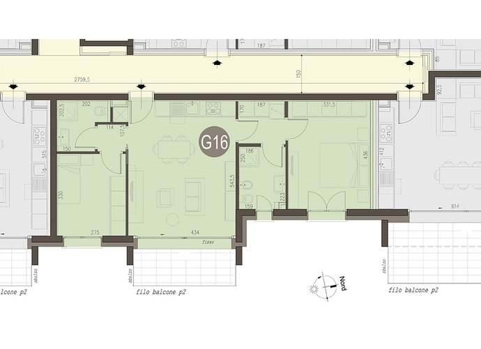 Trilocale Piano Primo in Lomazzo Lomazzo
