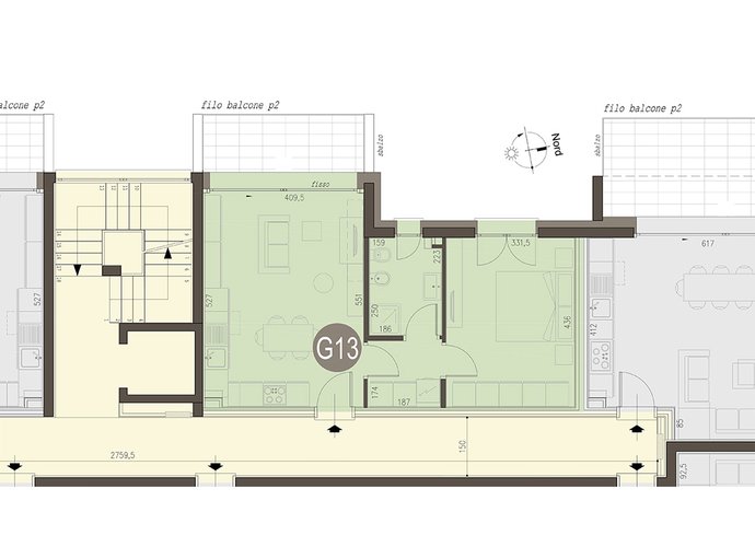 Bilocale Piano Primo in Lomazzo Lomazzo