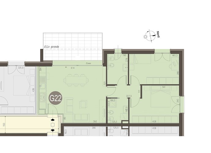 Trilocale Piano Secondo in Lomazzo Lomazzo