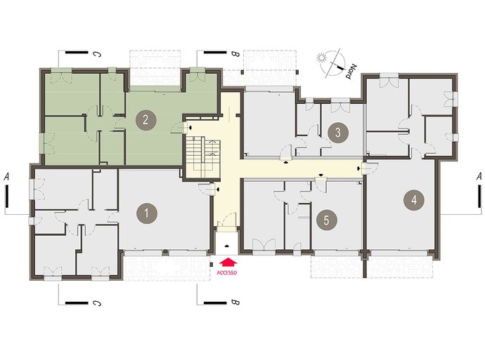 Trilocale Piano Terra in Olgiate Comasco Olgiate Comasco