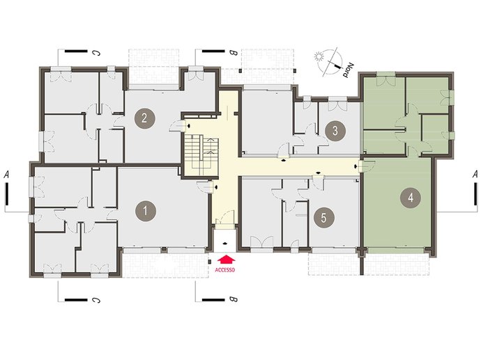 Trilocale Piano Terra in Olgiate Comasco Olgiate Comasco