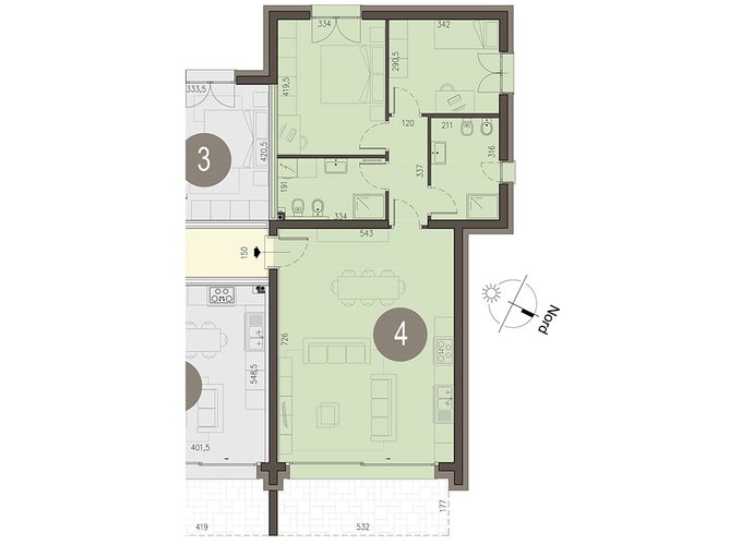 Trilocale Piano Terra in Olgiate Comasco Olgiate Comasco