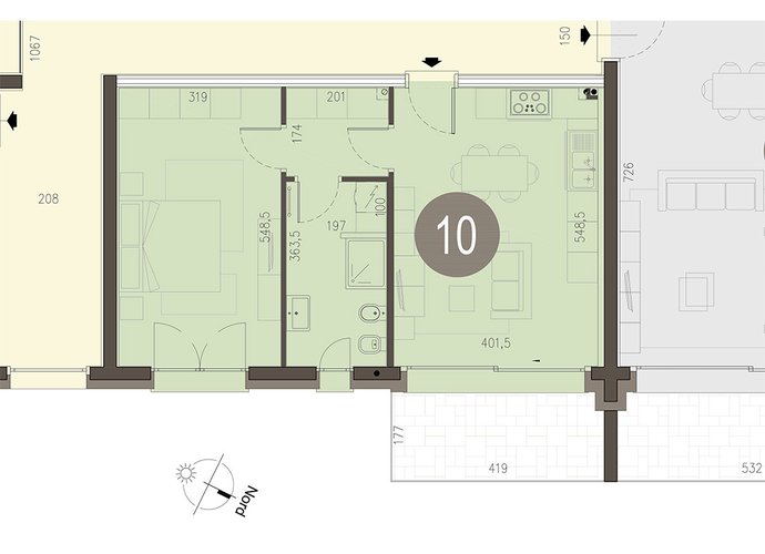 Bilocale Piano Primo in Olgiate Comasco Olgiate Comasco