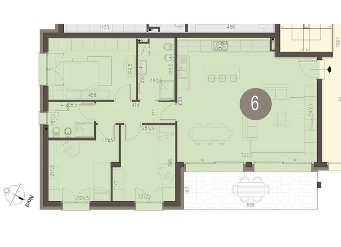 Quadrilocale Piano Primo in Olgiate Comasco Olgiate Comasco