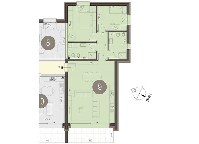 Trilocale Piano Primo in Olgiate Comasco Olgiate Comasco