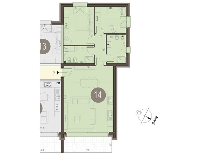 Trilocale Piano Secondo in Olgiate Comasco Olgiate Comasco