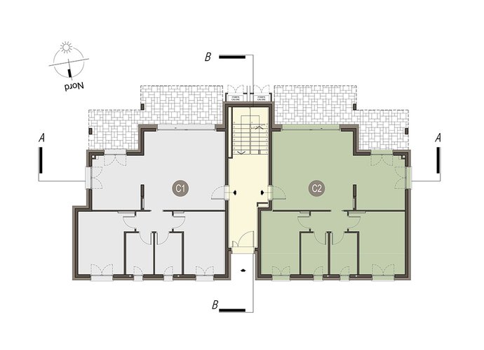 Trilocale Piano Terra in Beregazzo con Figliaro Beregazzo con Figliaro