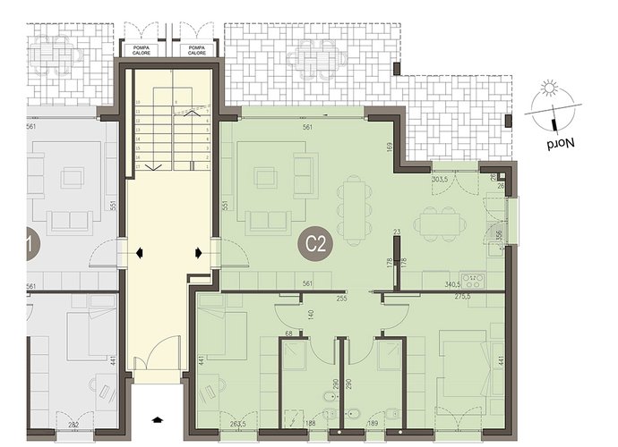 Trilocale Piano Terra in Beregazzo con Figliaro Beregazzo con Figliaro