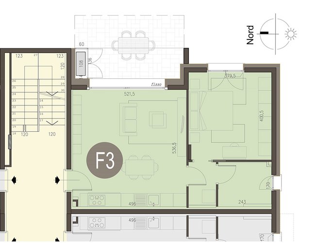 Bilocale Piano Terra in Beregazzo con Figliaro Beregazzo con Figliaro