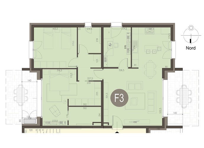 Quadrilocale Piano Terra in Beregazzo con Figliaro Beregazzo con Figliaro