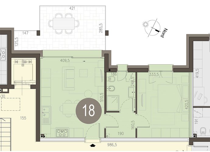 Bilocale Piano Terzo in Olgiate Comasco Olgiate Comasco