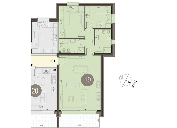 Trilocale Piano Terzo in Olgiate Comasco Olgiate Comasco